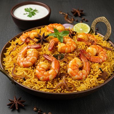 Prawns Biryani